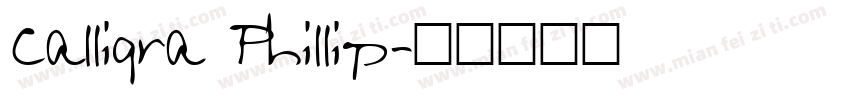 Calligra Phillip字体转换